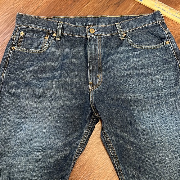 Mens 569 Levi’s jeans Loose Straight fit Blue Waist 38 Inseam 32 inches - Picture 5 of 15